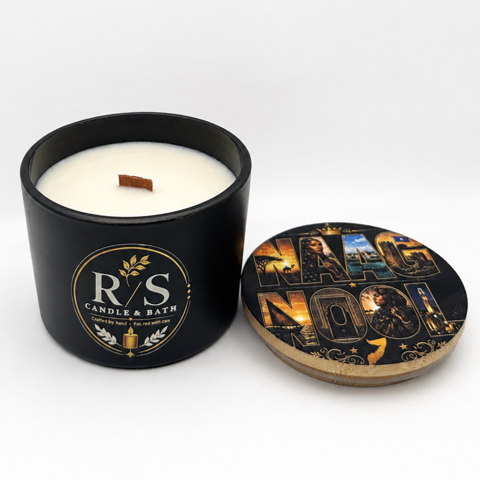 Personalized Black Soy Candle - 10 oz