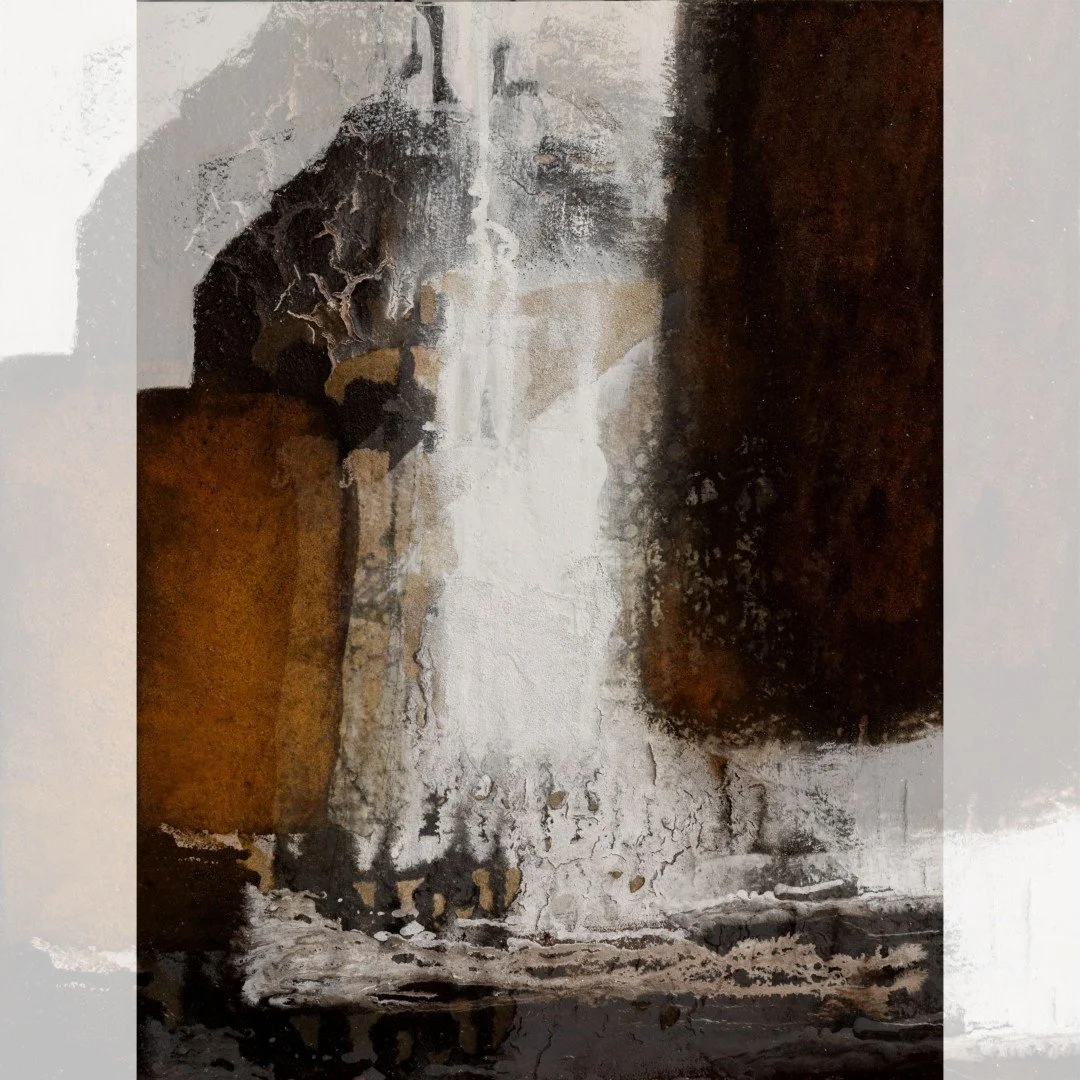 Originalkunstwerk "it's worth it", 60x80 cm, abstrakt, mit Rost