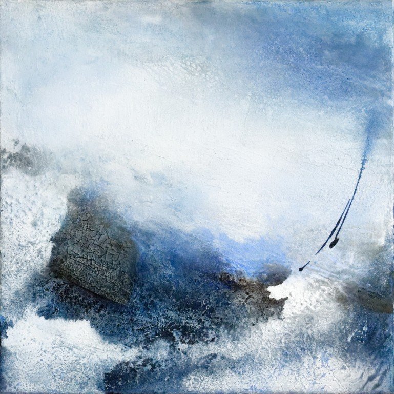 Originalkunstwerk "calm down", 60x60 cm, abstrakt
