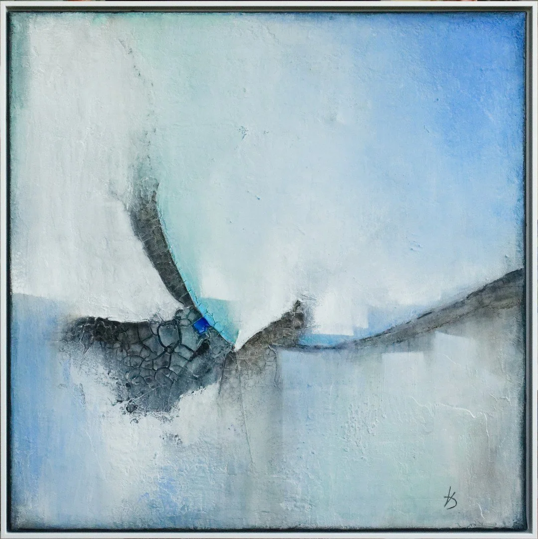 Originalkunstwerk "embrace the change", 62x62 cm, abstrakt