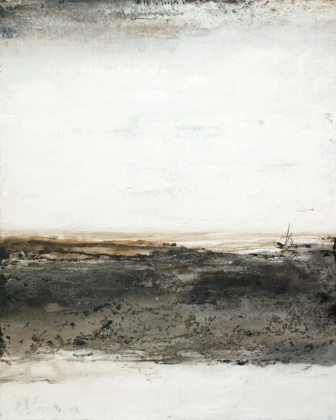 Originalkunstwerk "open land", 80x100 cm, abstrakt