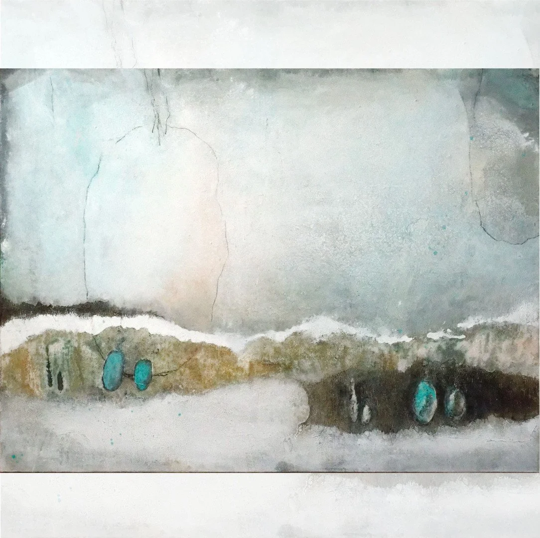 Originalkunstwerk "seeds", 90x120 cm, abstrakt