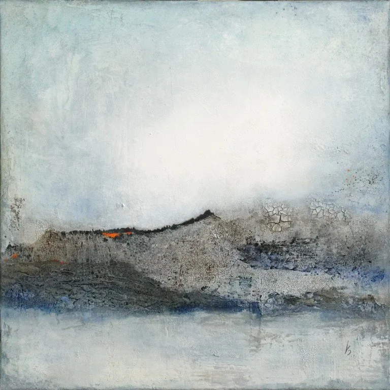 Originalkunstwerk "ignite", 90x90 cm, abstrakt