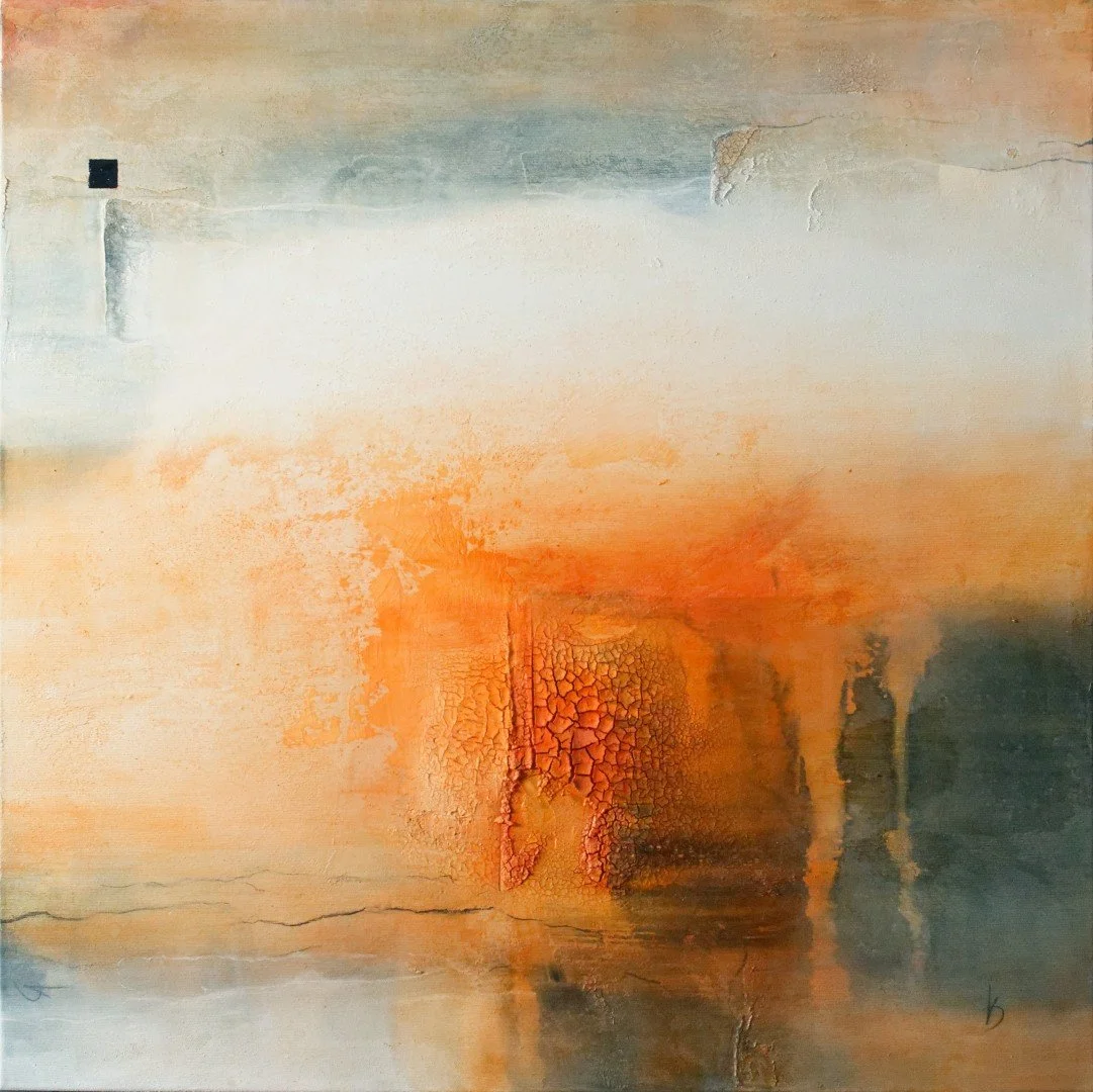 Originalkunstwerk "faithful", 80x80 cm, abstrakt
