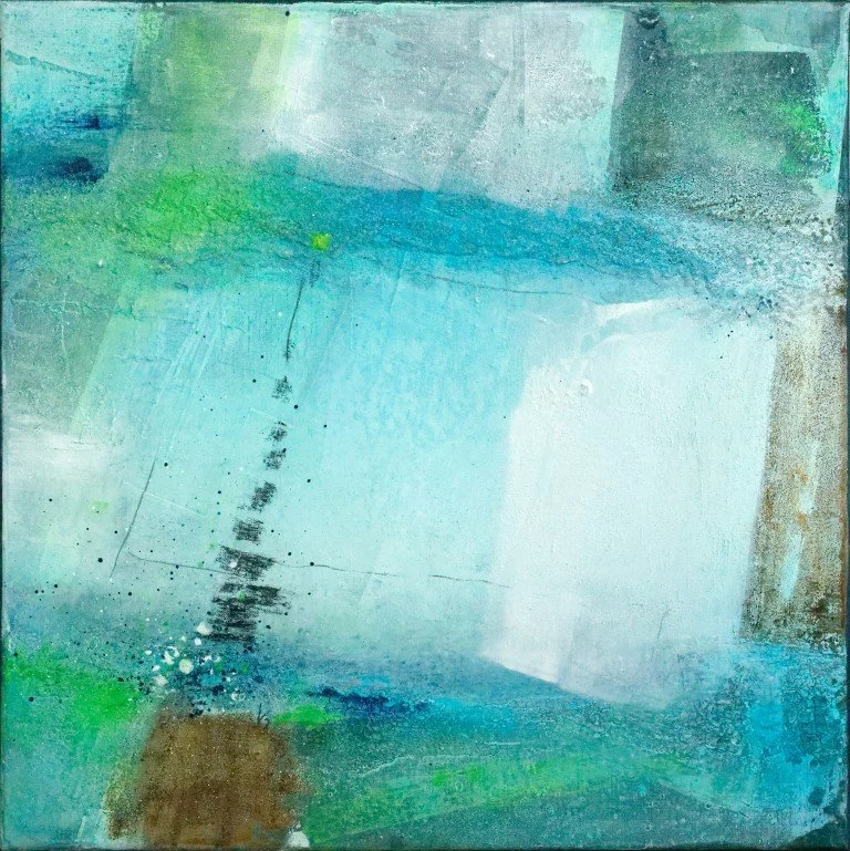 Originalkunstwerk "stay focused", 60x60 cm, abstrakt