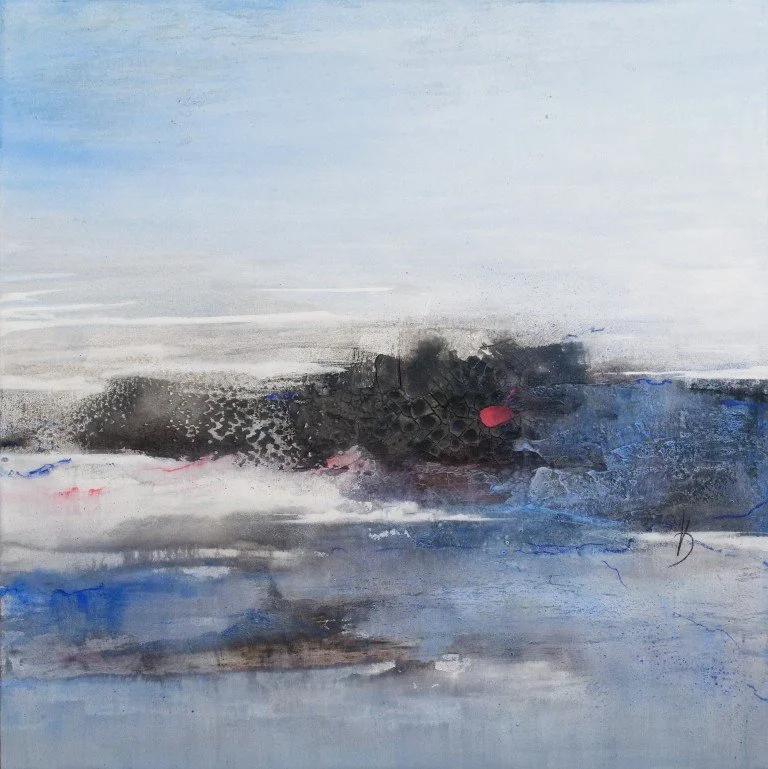 Originalkunstwerk "cape", 90x90 cm, abstrakt