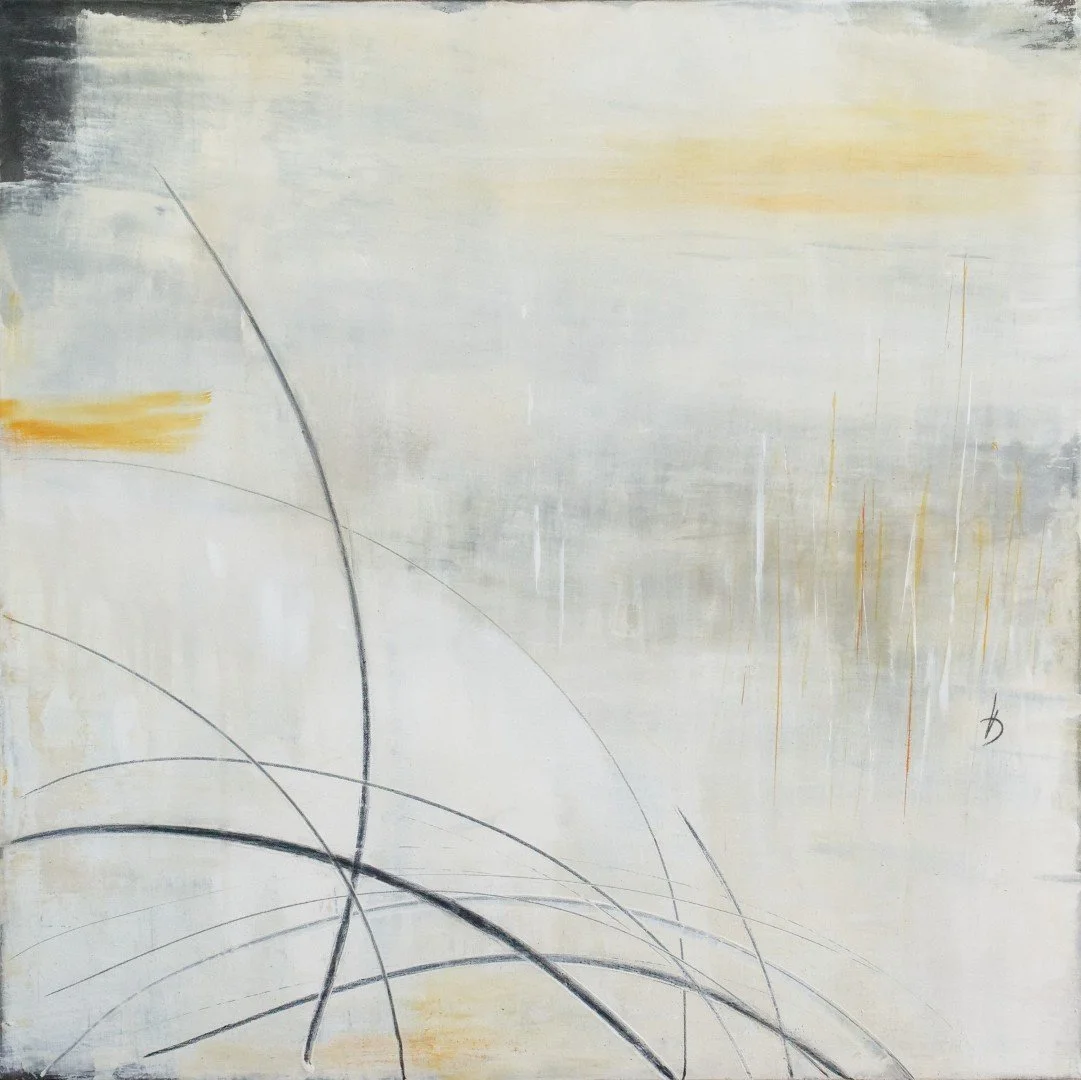 Originalkunstwerk "harvest", 80x80 cm, abstrakt