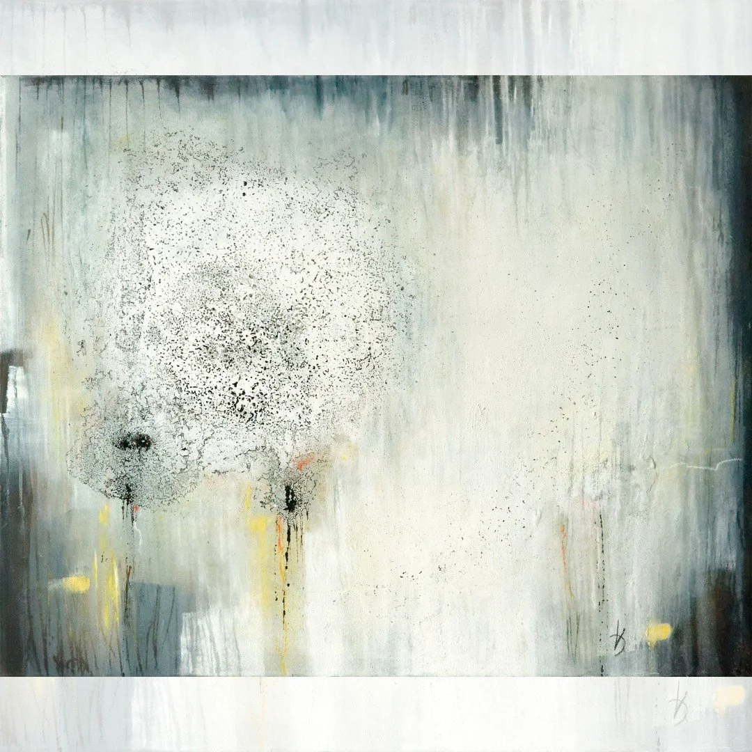 Originalkunstwerk "blow", 80x100 cm, abstrakt
