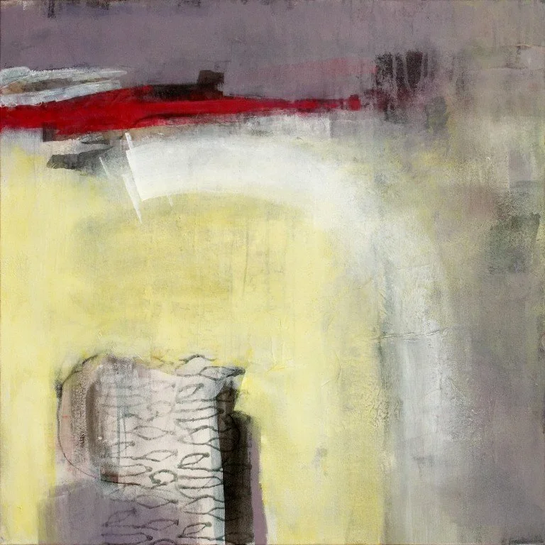 Originalkunstwerk "F 1", 80x80 cm, abstrakt