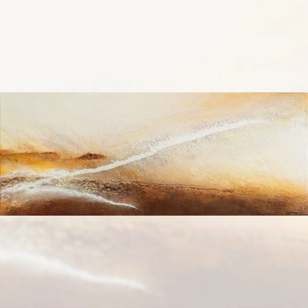 Originalkunstwerk "sound of silence", 40x100 cm, abstrakt