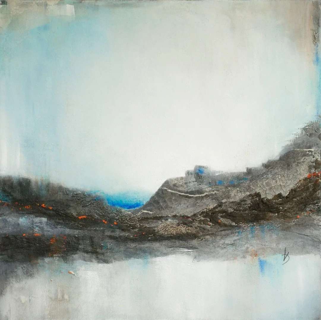 Originalkunstwerk "kefalonia 4", 80x80 cm, abstrakt