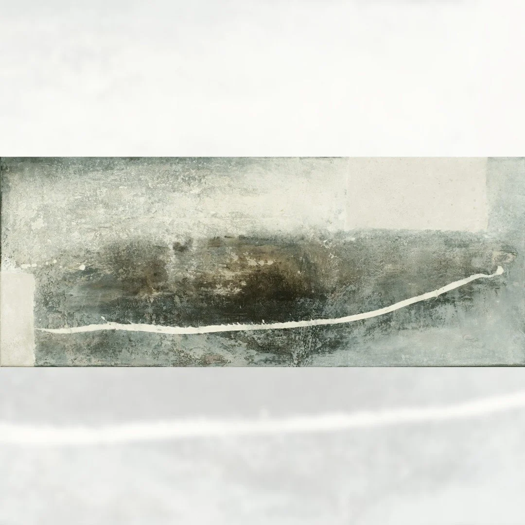 Originalkunstwerk "go beyond", 40x100 cm, abstrakt