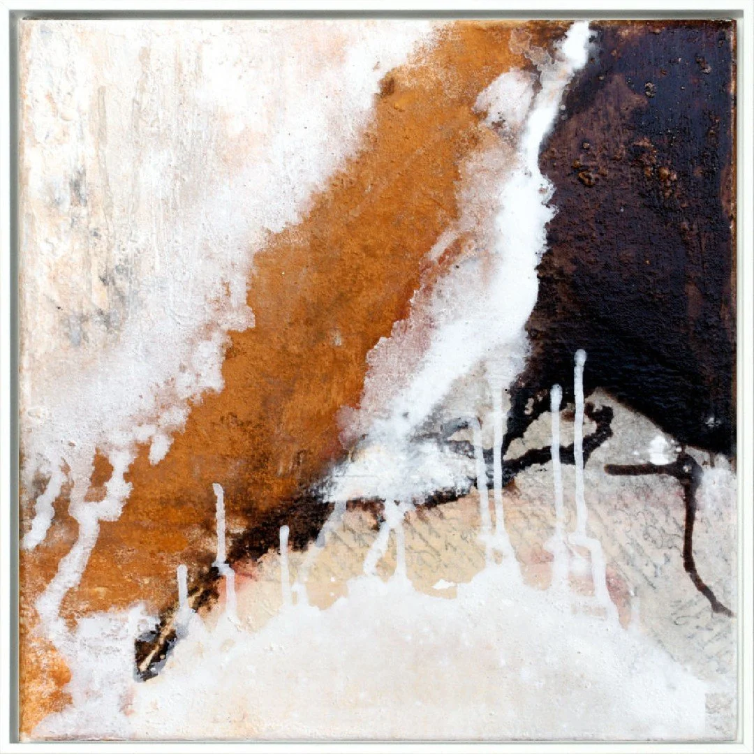 Originalkunstwerk "beyond", 42x42 cm, abstrakt
