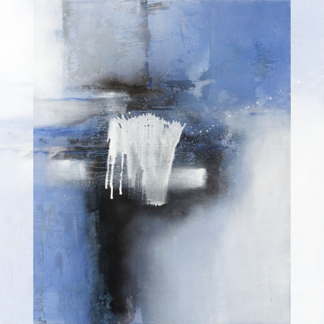 Originalkunstwerk "be prepared", 80x100 cm, abstrakt