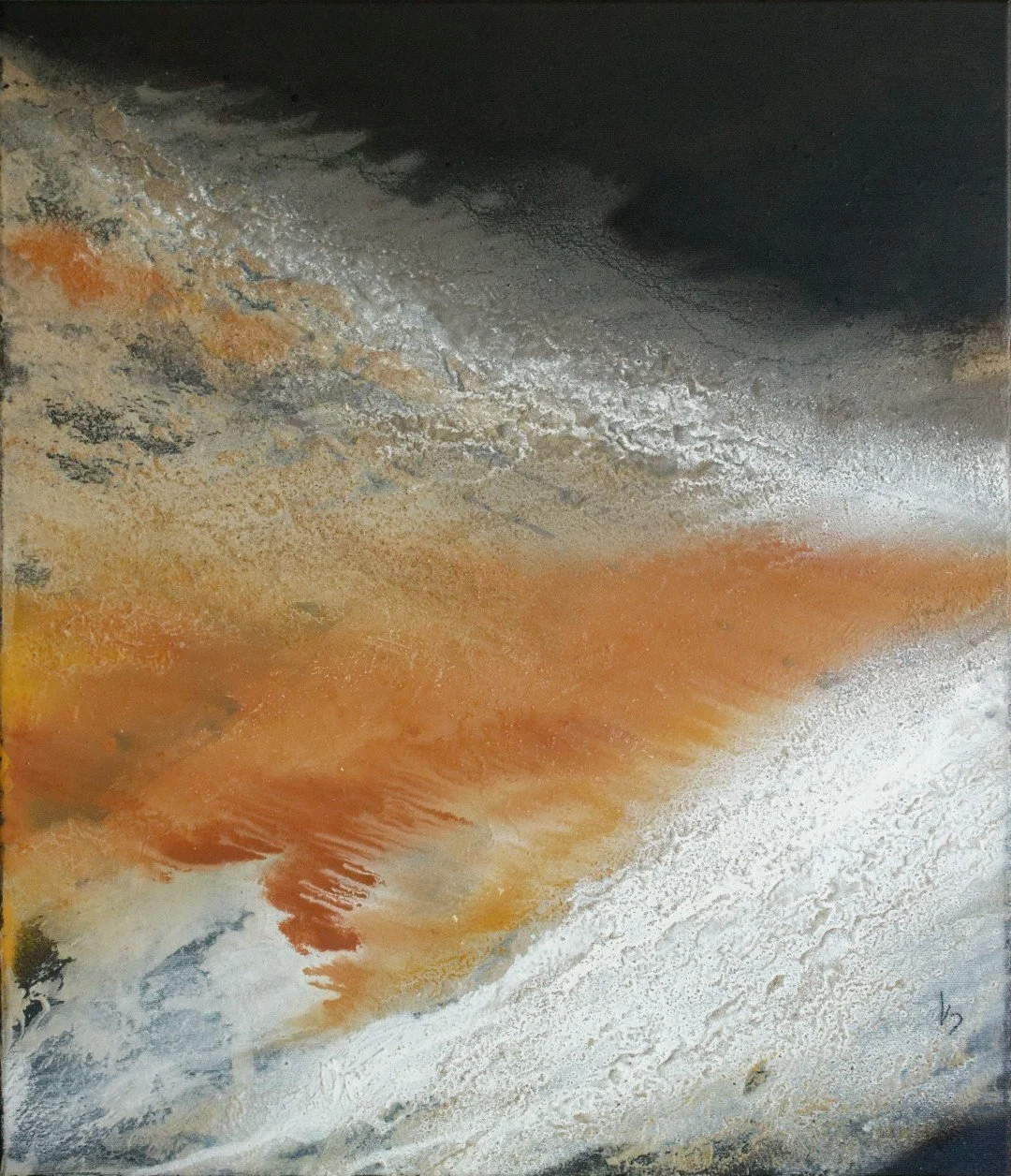 Originalkunstwerk "sand", 60x70 cm, abstrakt