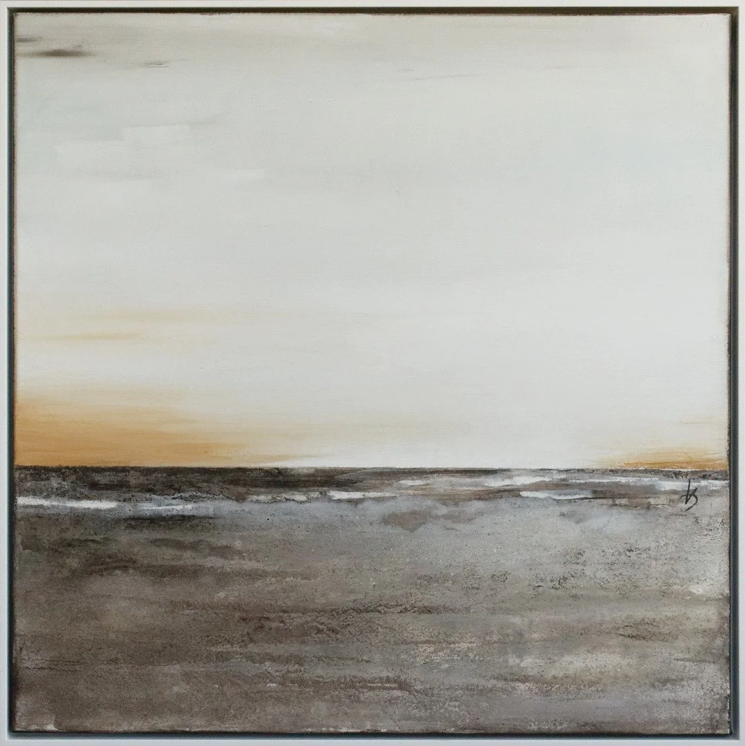Originalkunstwerk "at rest", 62x62 cm, abstrakt, natürliche Pigmente