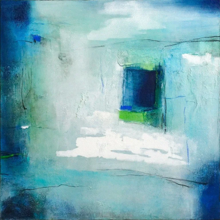  Originalkunstwerk "a casa", 80x80 cm, abstrakt