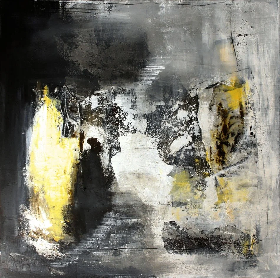 Originalkunstwerk "a king is born", 80x80 cm, abstrakt