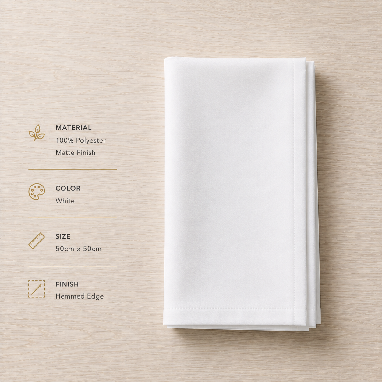 White Polyester