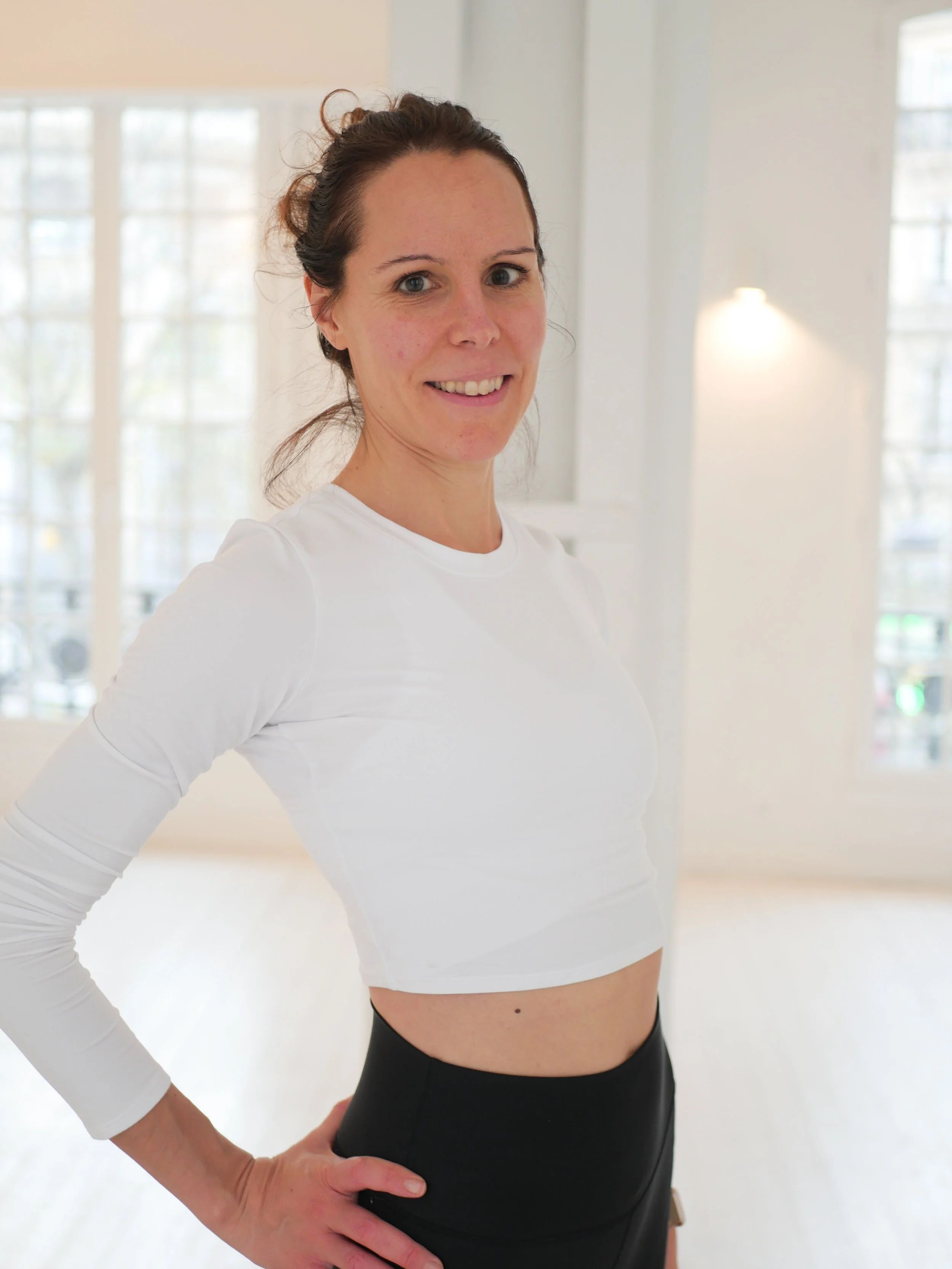 Evelyne, coach running et professeure de Yoga Pilates à Paris et Issy-les-Moulineaux