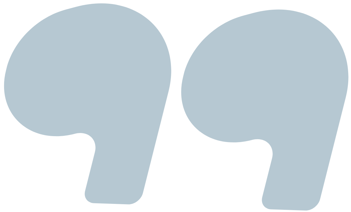 Two light blue speech bubble icons pointing towards each other on a black background