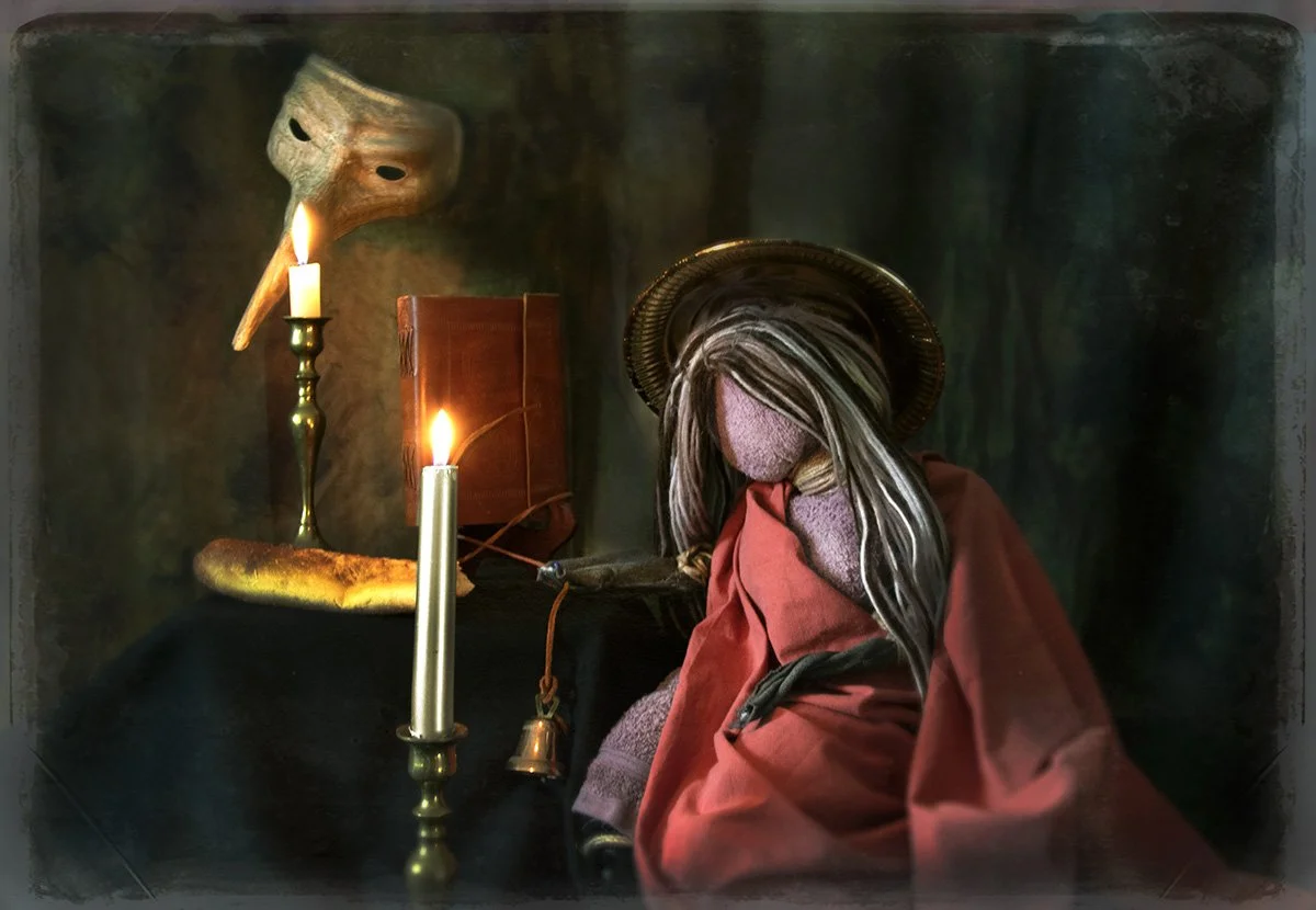 Dollface as Saint Jerome