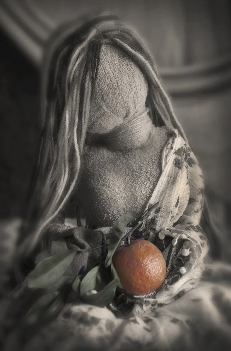Dollface with Mandarine Limited Edition pigment print