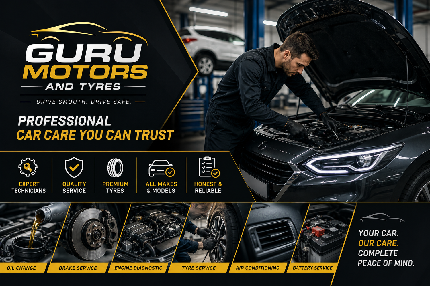GURU MOTORS &amp; TYRES
