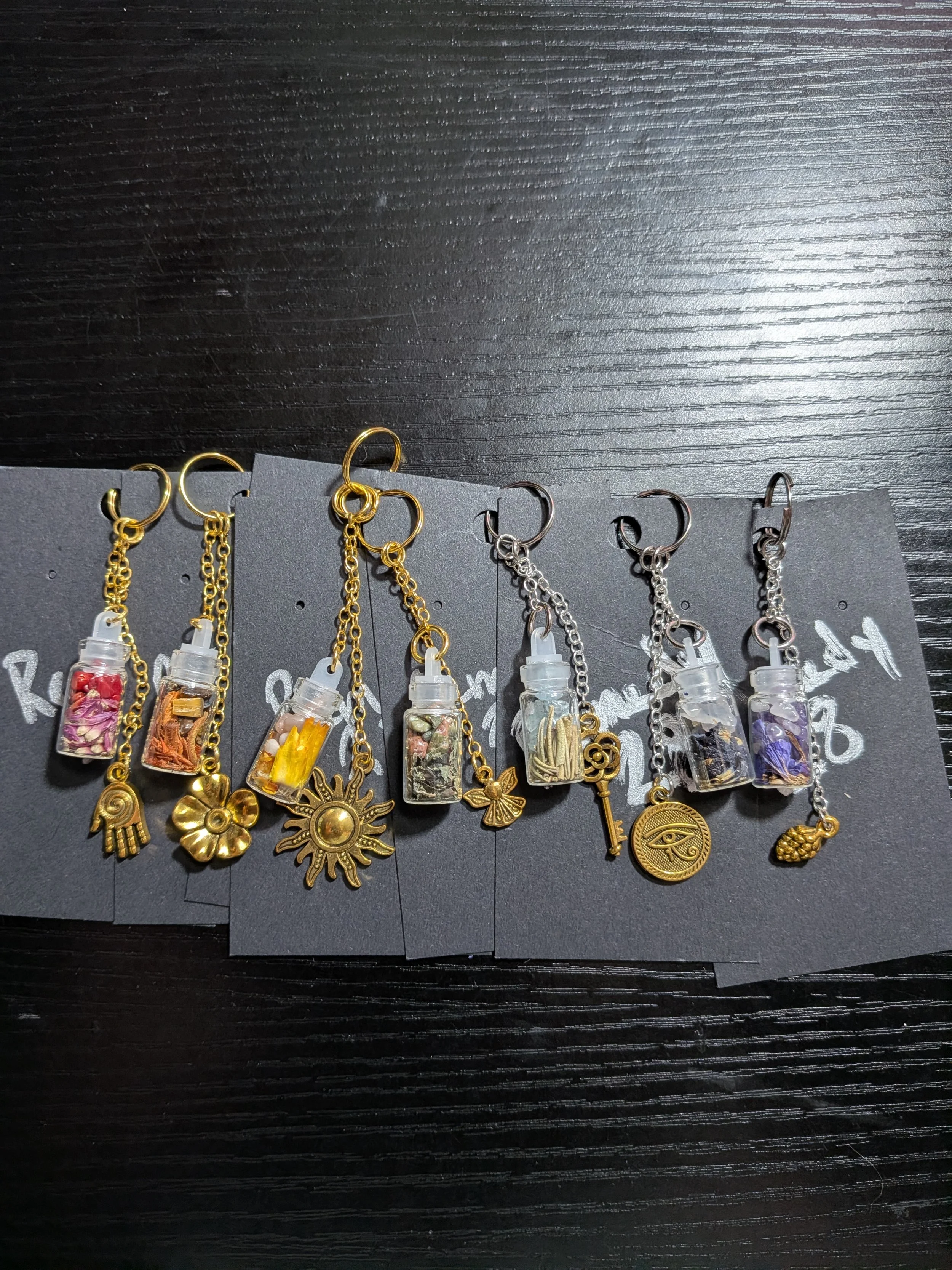 Botanical & Crystal Talisman Keychains