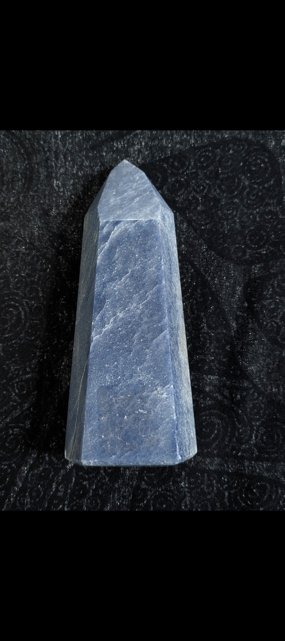 Polished Blue Aventurine Obelisk Tower (5")