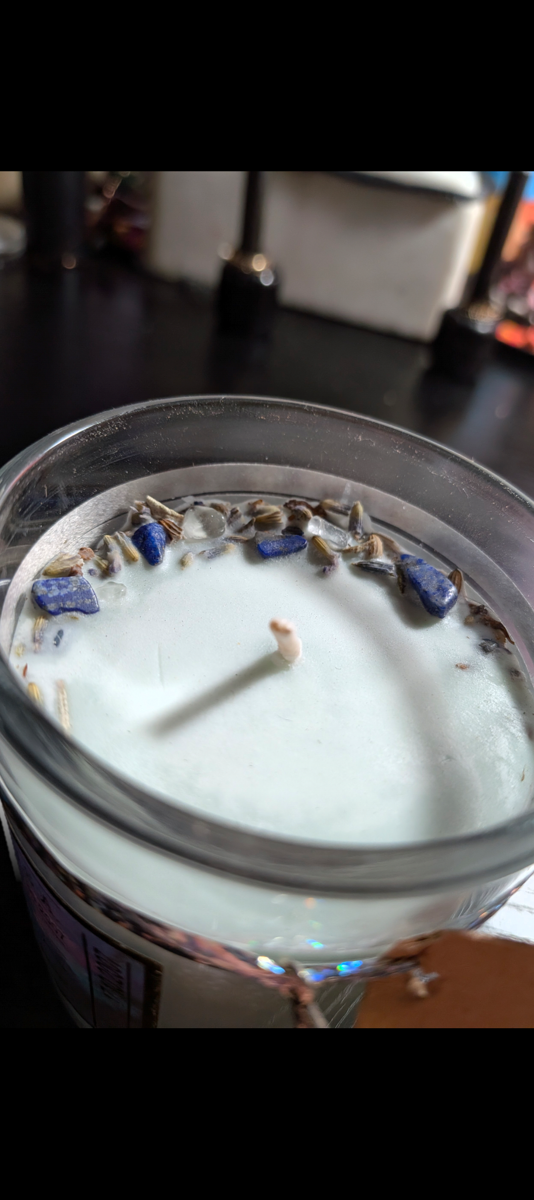 Attuned Botanical & Crystal Ritual Candle