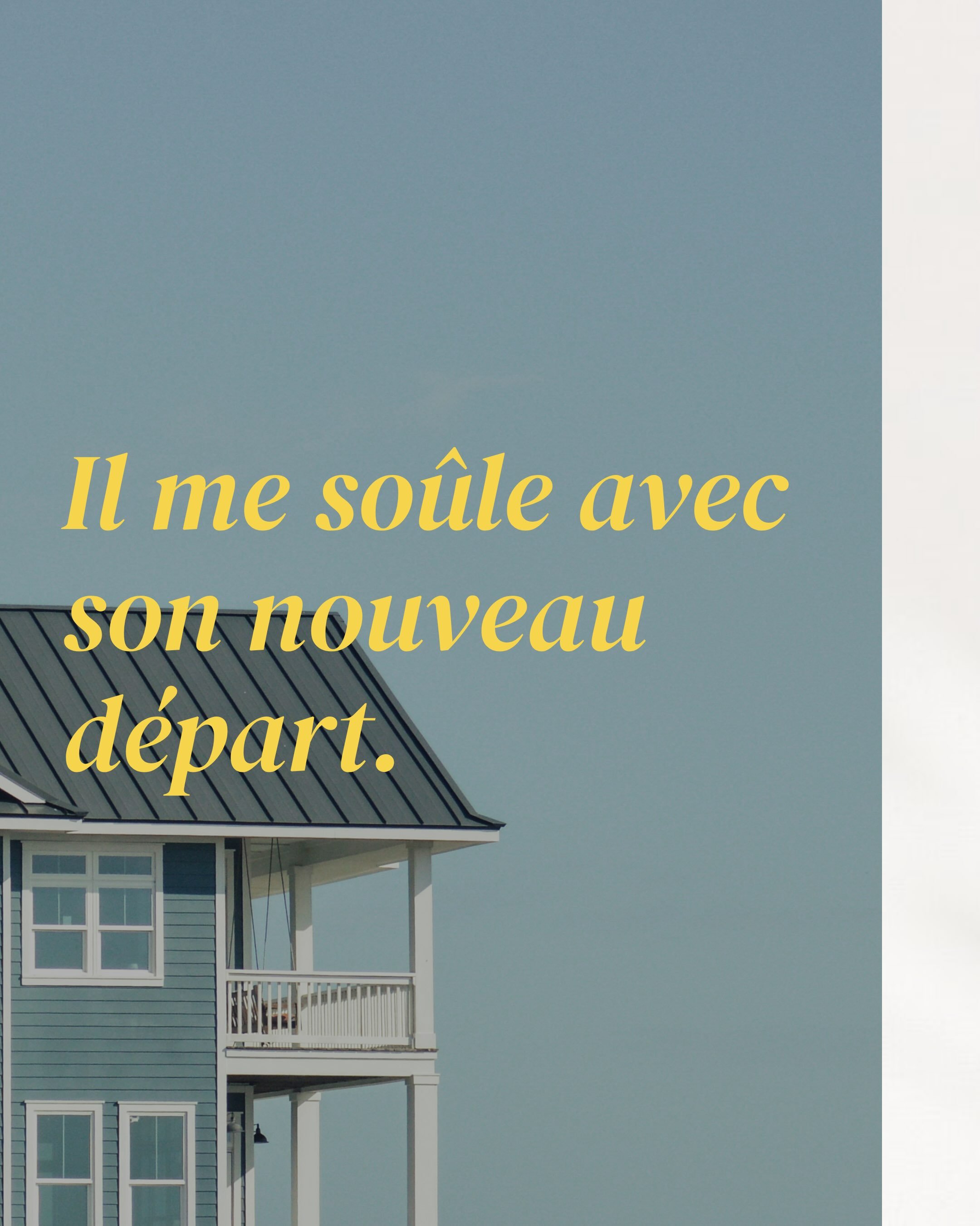 Vous voyez ce que je veux dire ? C&rsquo;est une formulation qui balaie tout souvenir.
