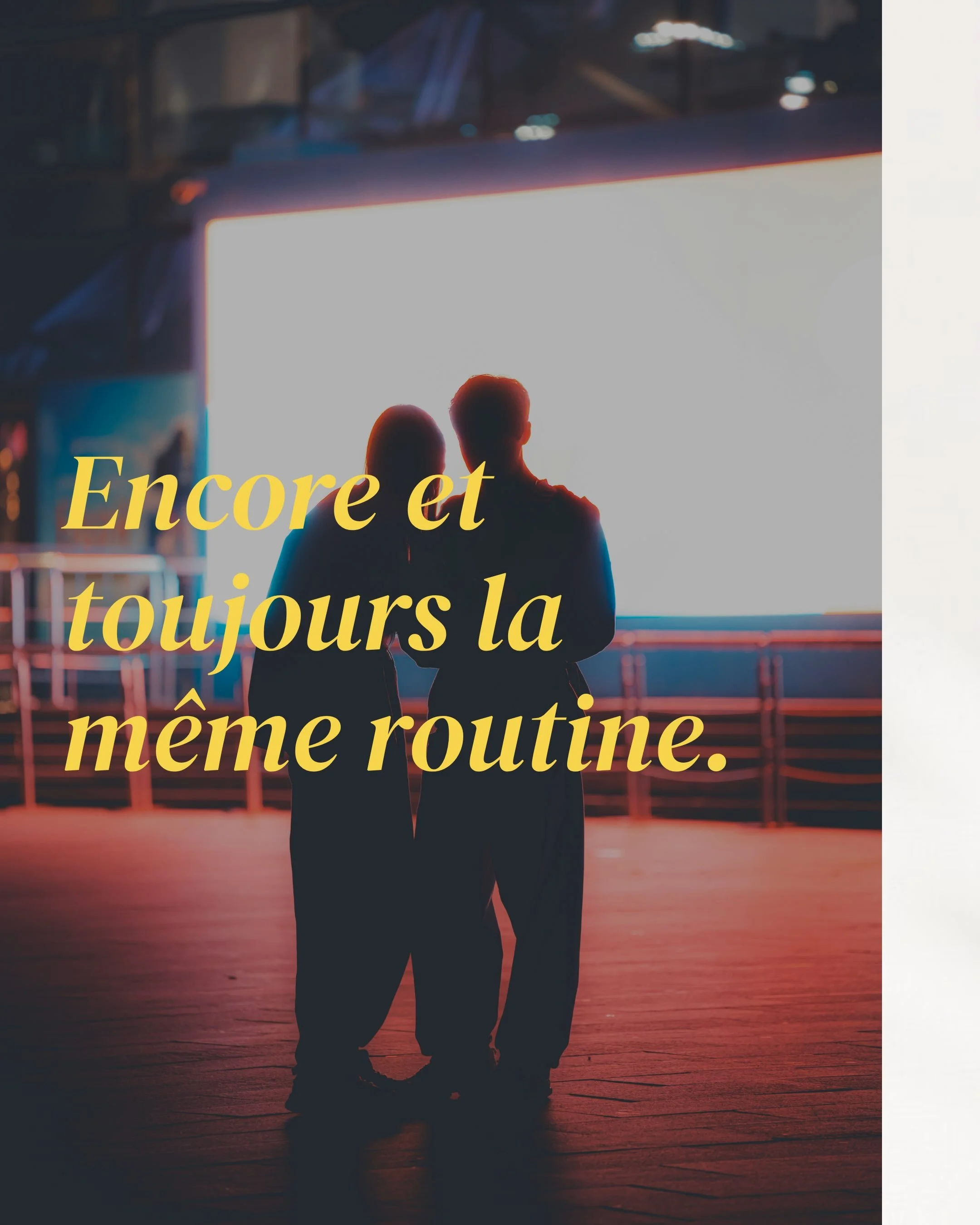 M&eacute;tro-boulot-dodo + sa petite meuf (ou son petit mec) le soir > la vie de rockstar.