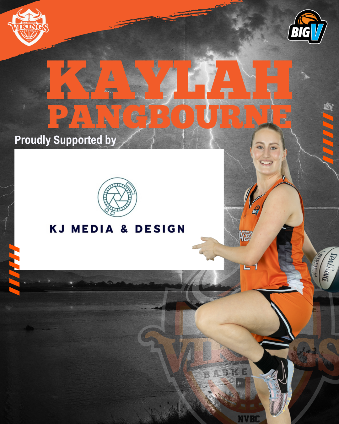 KJ Media & Design - sponsoring Kaylah Pangbourne in 2026