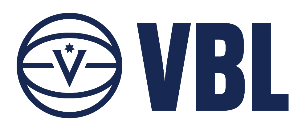 VBL logo with a circular emblem featuring a 'V' and star inside.