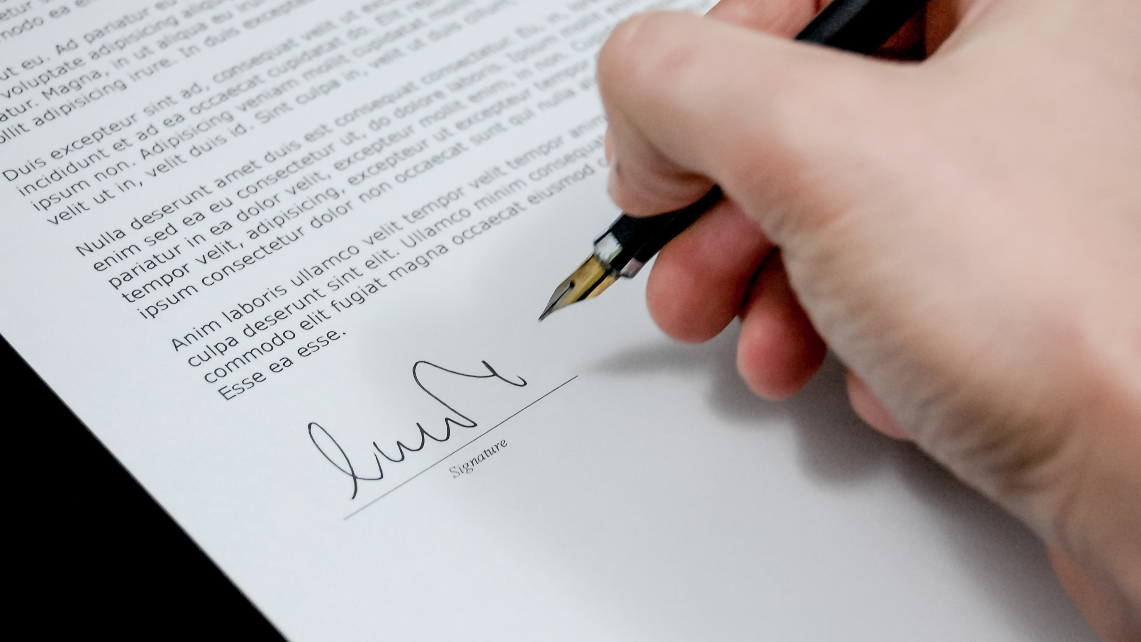 Have your shareholder agreement in place before investing in a company