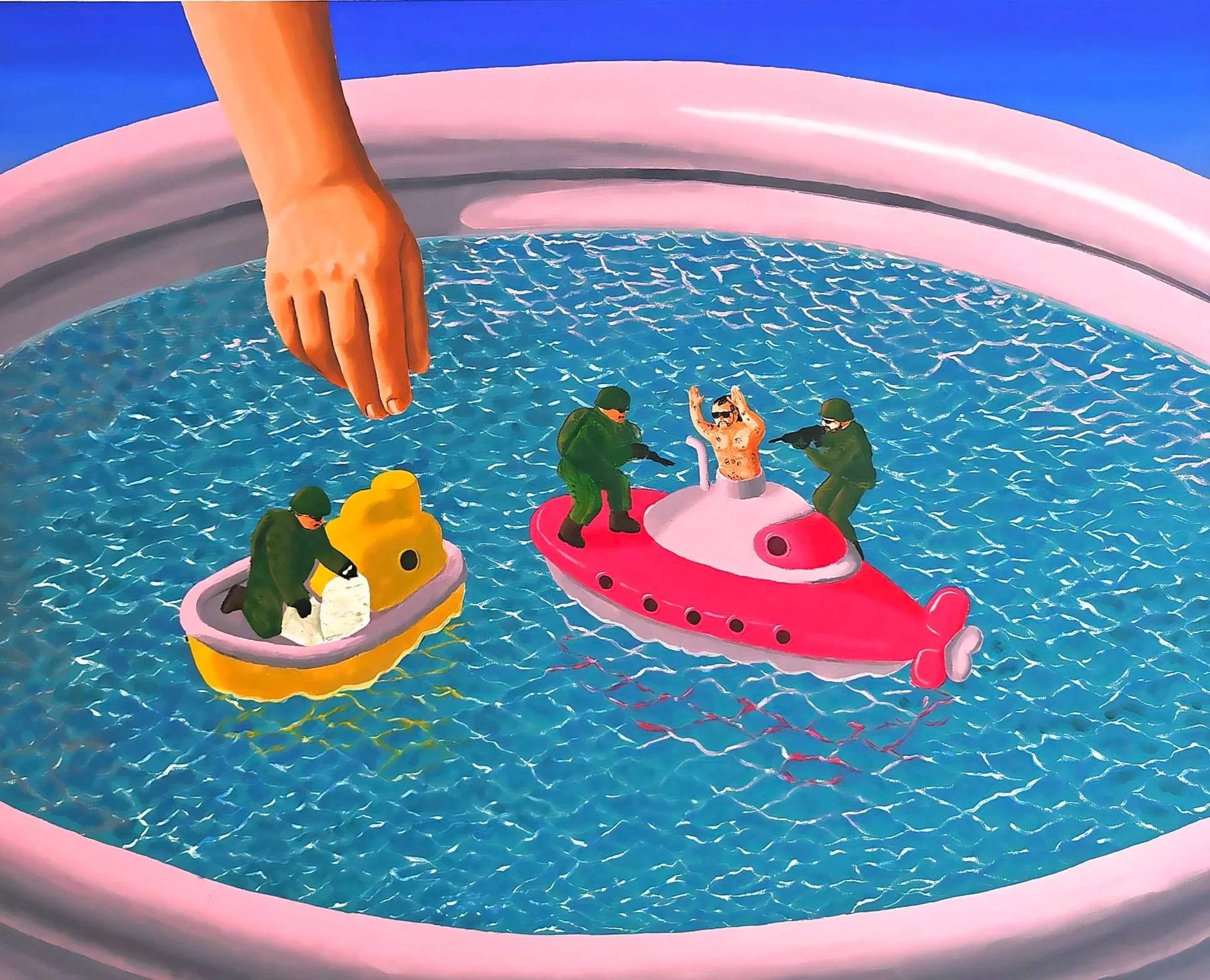 Narcotráfico, 2025
Acrylic on canvas
100 x 80cm