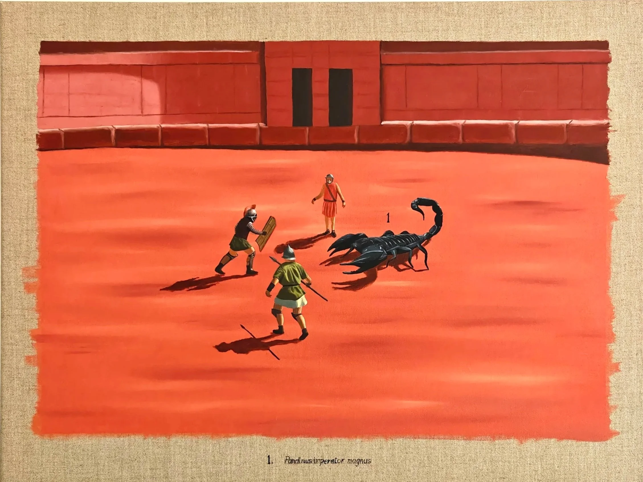 Pandinus imperator magnus, 2026
Acrylic & oil on canvas
80 x 60cm