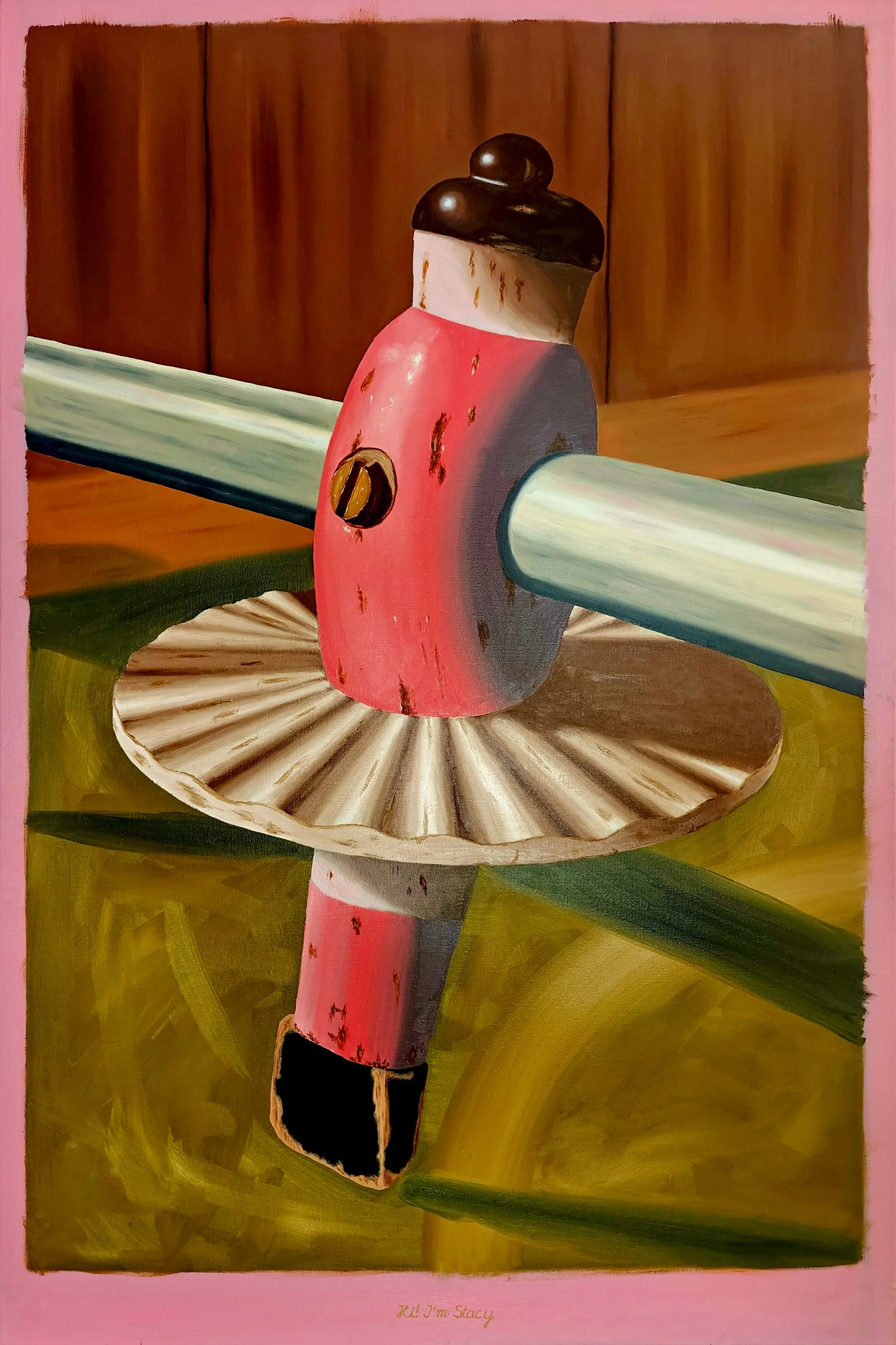 Hi! I'm Stacy, 2026
Acrylic & oil on canvas
100 x 150cm