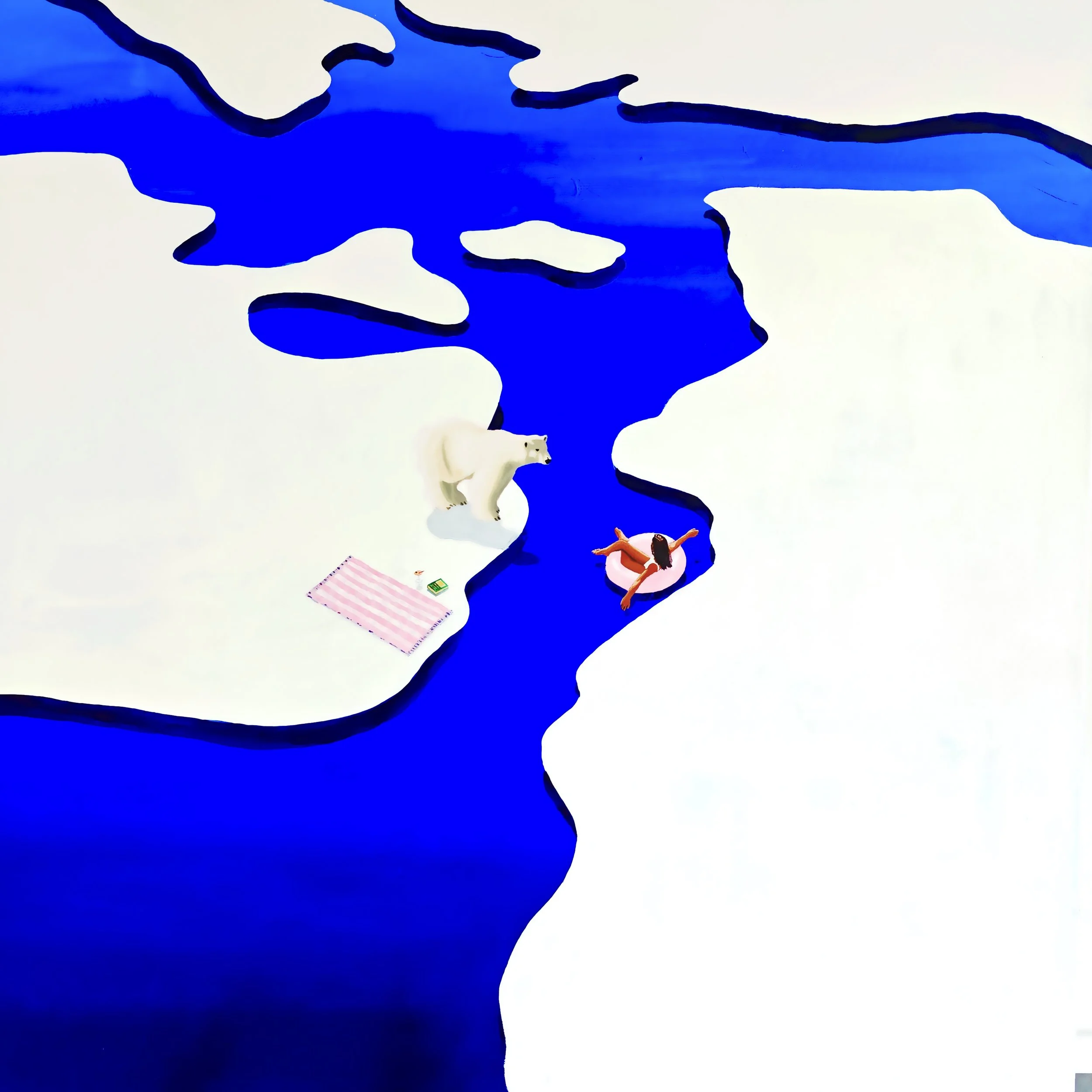 Another Riviera, 2025
Acrylic on canvas
100 x 100cm