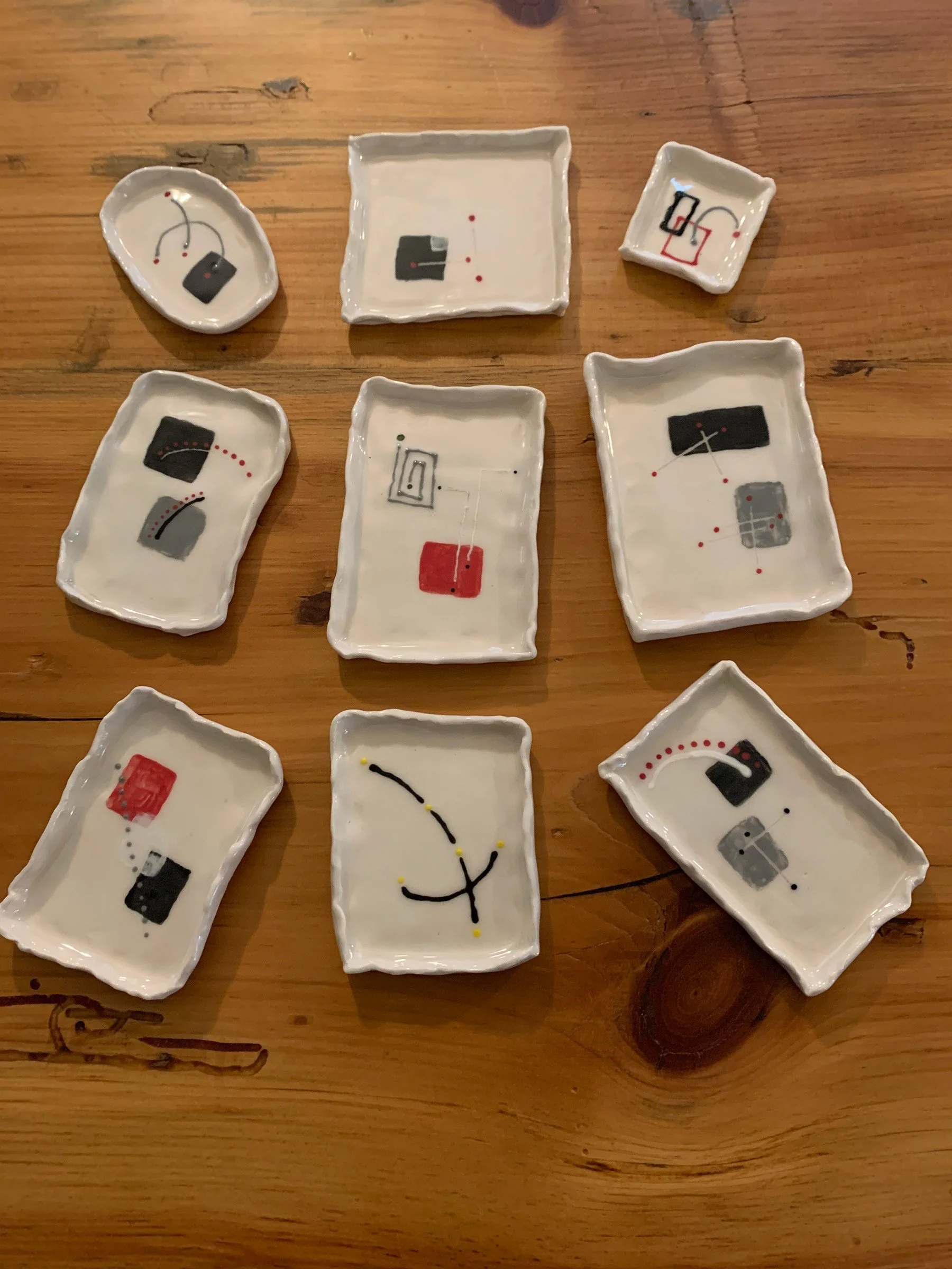 Mini ceramic tray