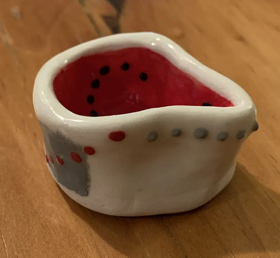 Ceramic pinch pot