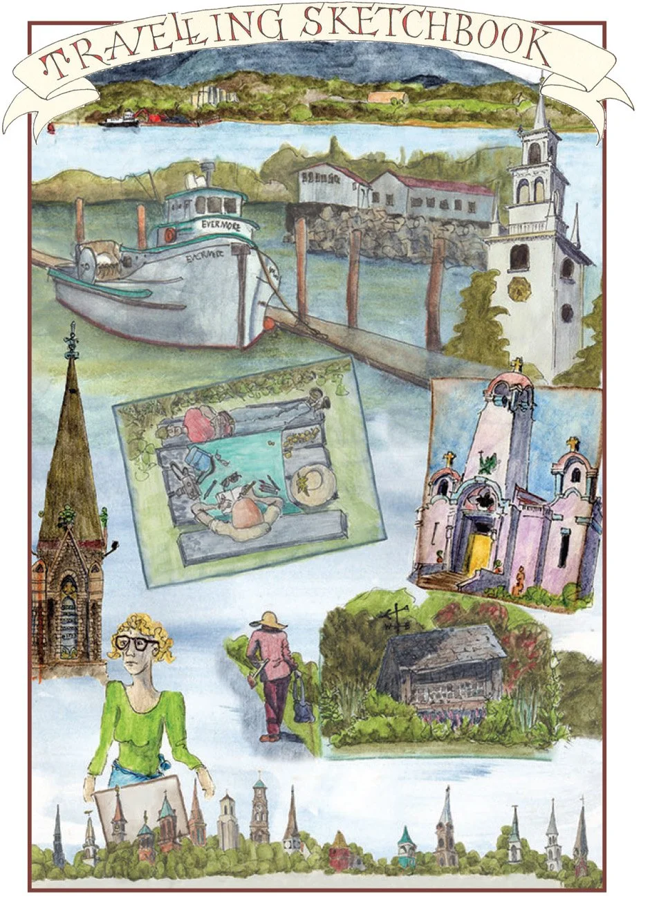 travelling sketchbook cover
