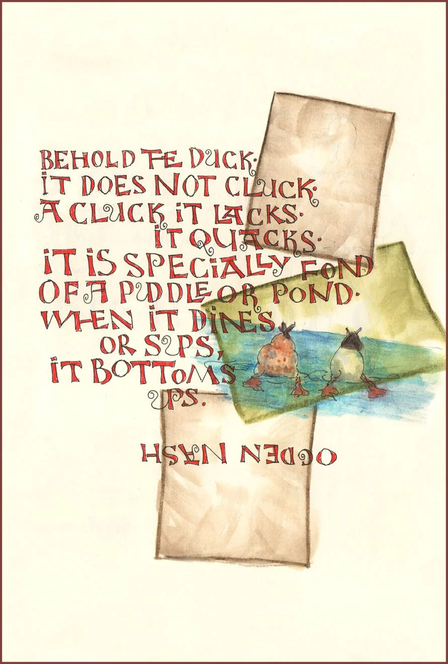 Custom calligraphy and drawing
