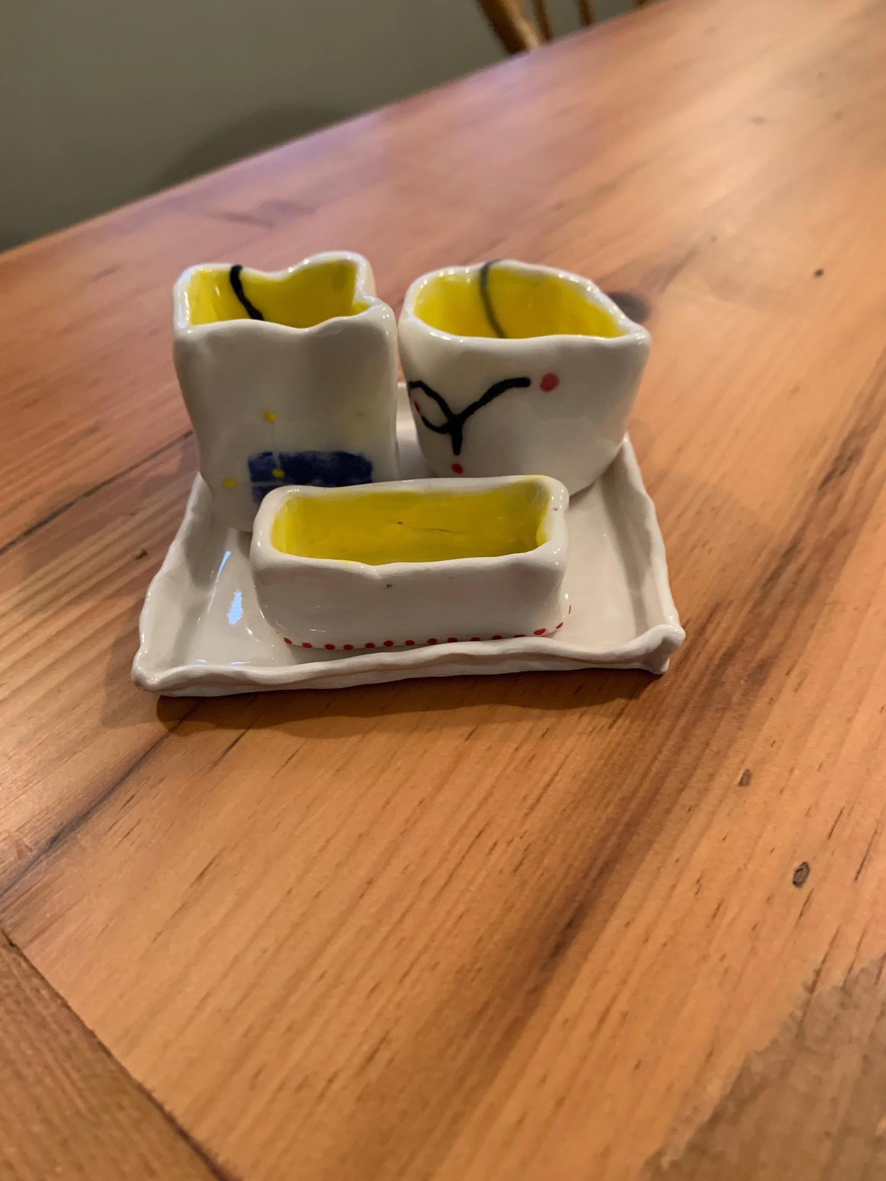 Ceramic 4 piece set
