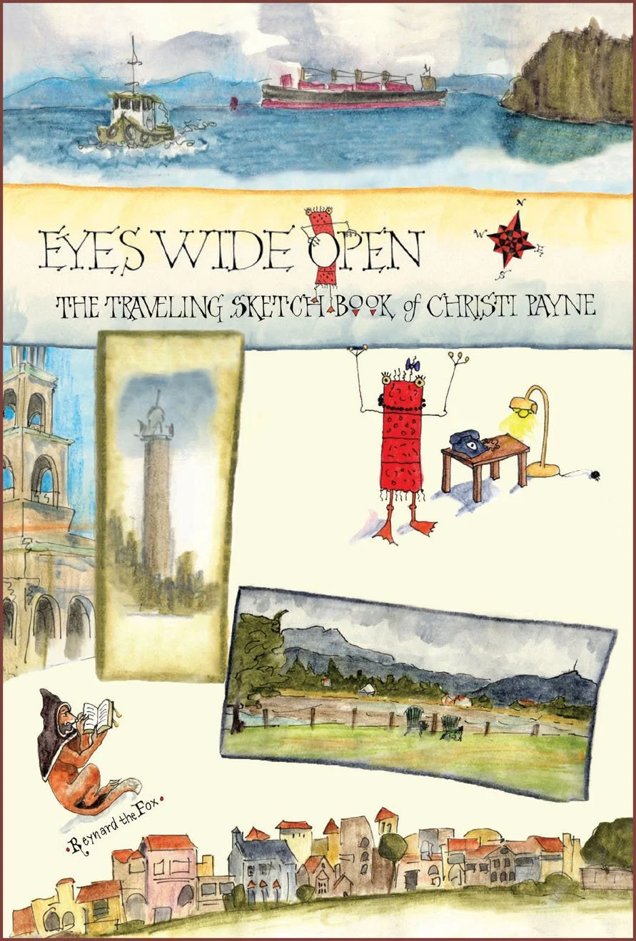 Cover of the travelling sketchbook