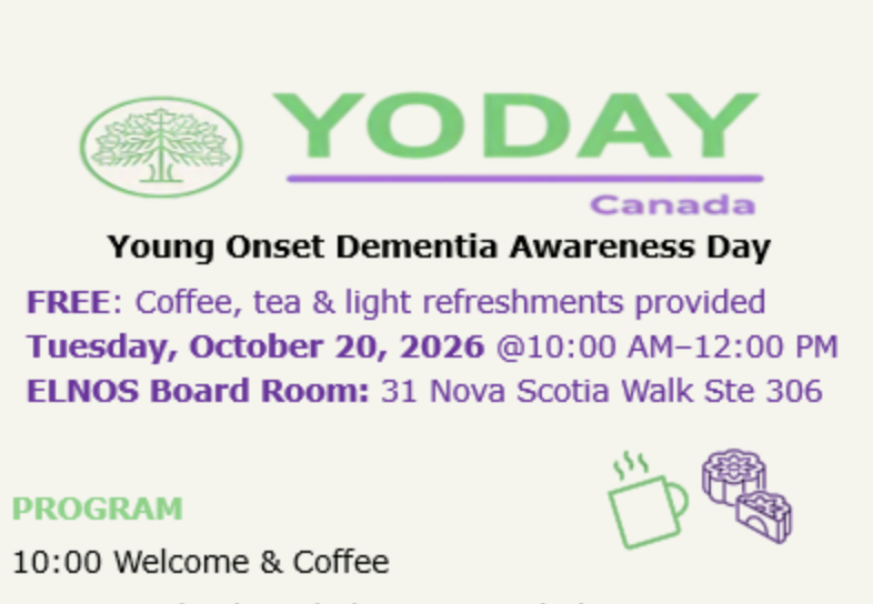 Young Onset Dementia Awareness Day Canada Introduction
