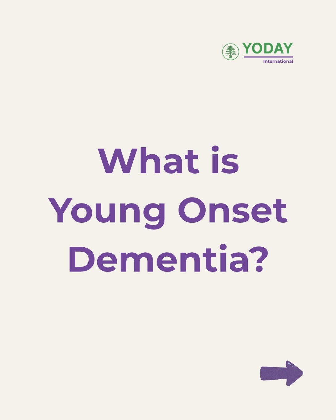 Did you know that dementia doesn&rsquo;t just affect the elderly?

Young Onset Dementia (YOD) refers to any diagnosis given to someone under the age of 65. Too often, the early signs are dismissed as stress, burnout, or depression, leading to delays 