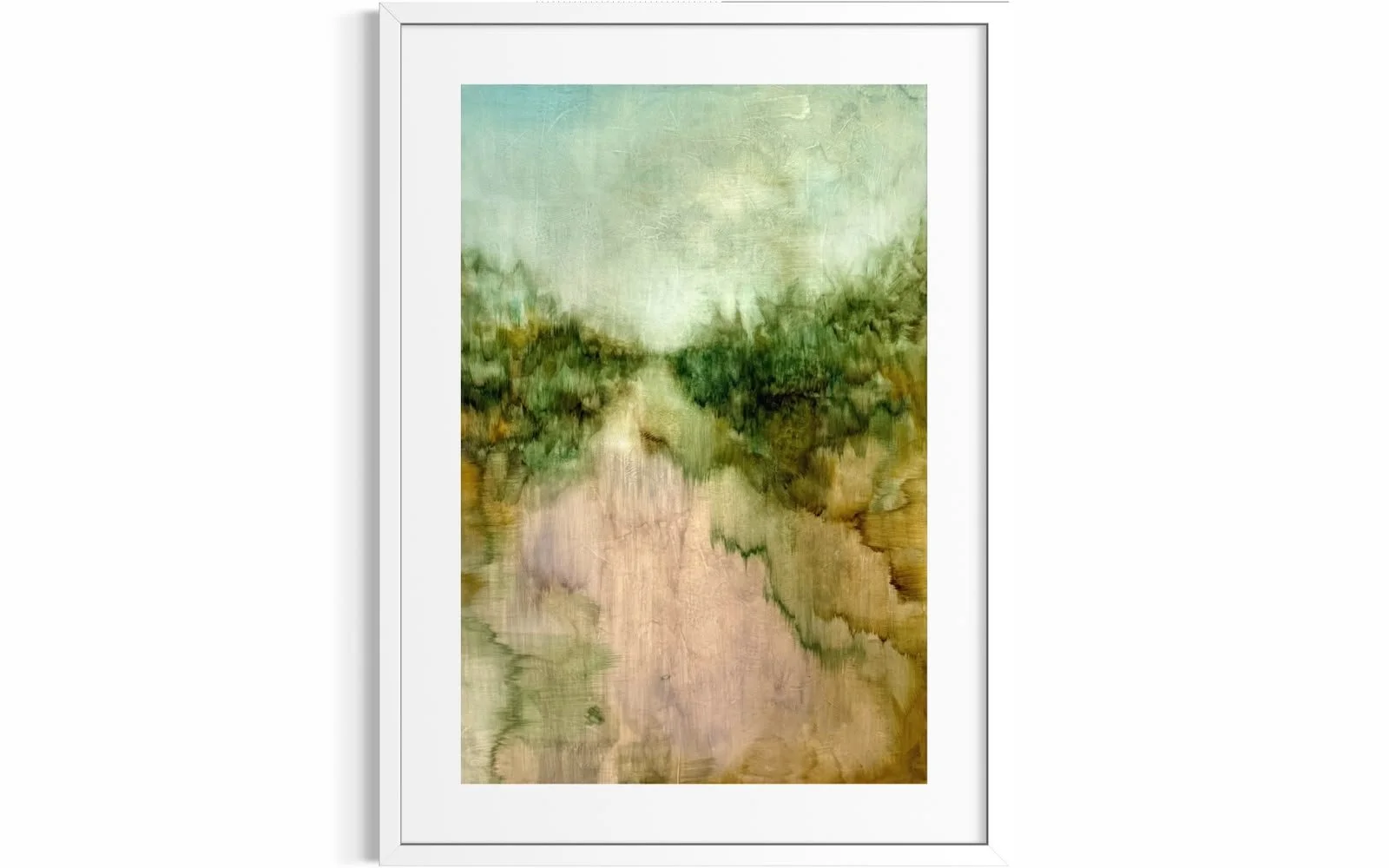 Litografía Camino verde