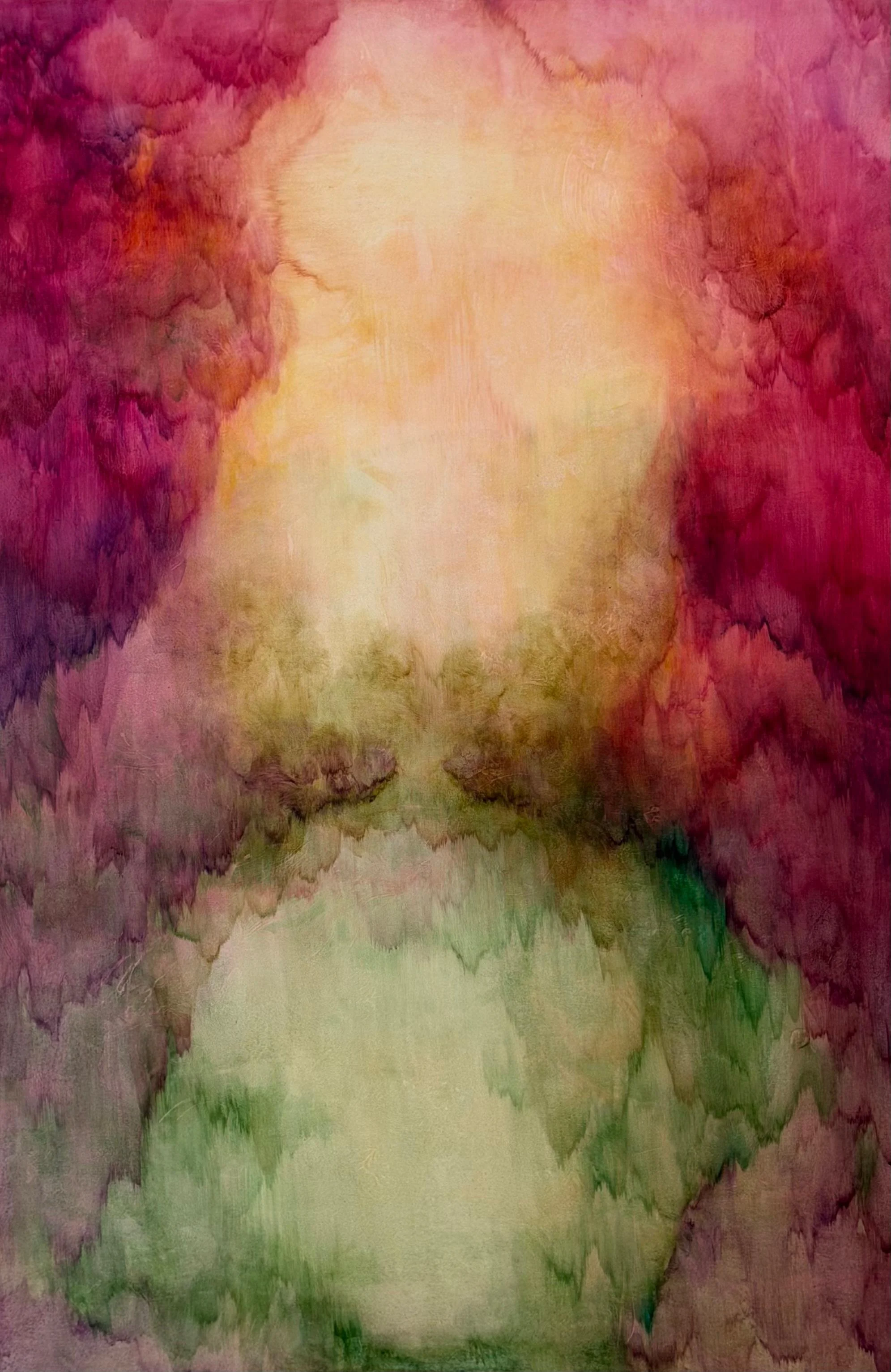 Pintura de arte abstracto de la artista Paloma Ruiz de Almodóvar
